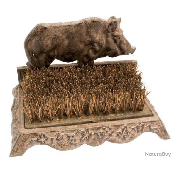 Brosse gratte pied LOVERGREEN sanglier en fonte