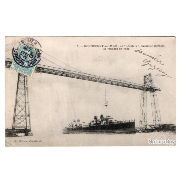CPA - Marine Militaire - ROCHEFORT - sur -MER -Le " Dupleix " Croiseur cuirasse se rendantN�3352