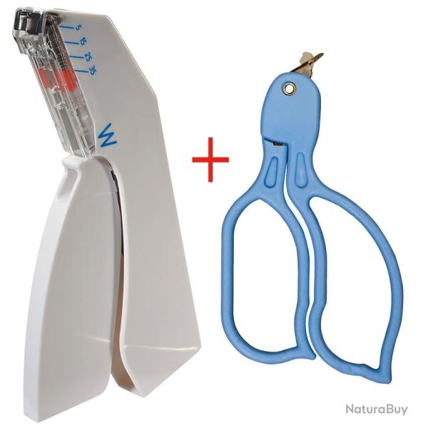 PACK AGRAFEUSE CUTAN�E JETABLE PREMIERS SECOURS PISTEURS