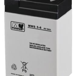 BATTERIE MW POWER 6V / 5AH POUR AGRAINOIR