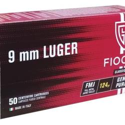 BTE 50 CART. FIOCCHI CAL. 9 MM PARA FMJ