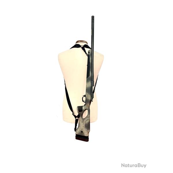 BRETELLE SAC-�-DOS PISTEURS N�OPR�NE NOIR ATTACHES GRENADI�RES