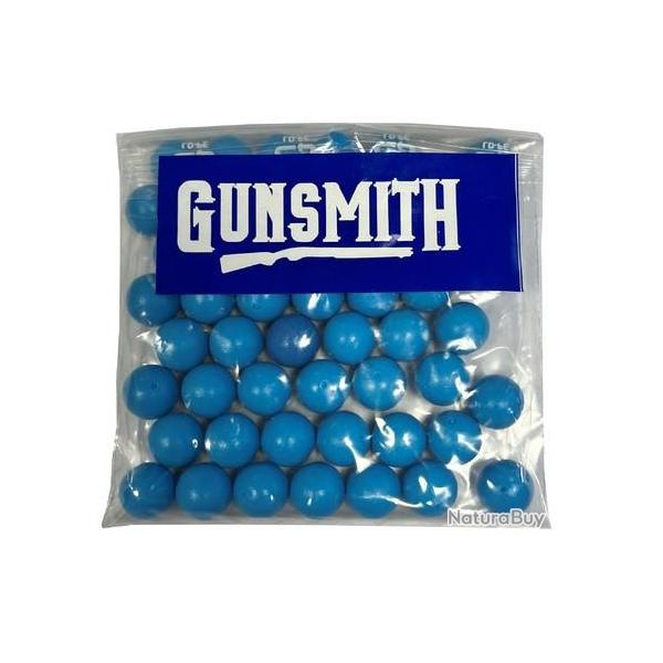 SACHET DE 50 BILLES CAOUTCHOUC GUNSMITH GS50 CAL. .50 BLEUE