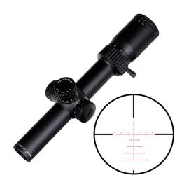 Lunette 1,75-10x24 LR WA SFP tube de 30 mm et colliers aux choix