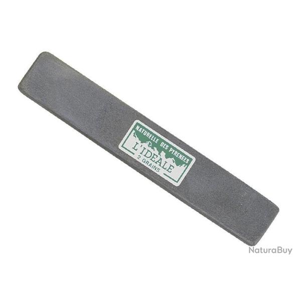 Pierre a aiguiser naturelle des pyrenees L'IDEALE 2 grains 20cm