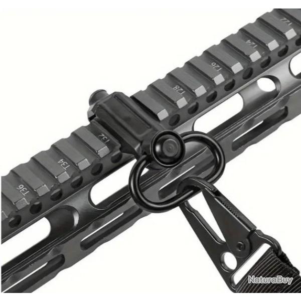 Attache sangle QD d�port� pour rail Picatinny