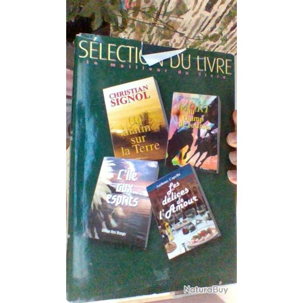 Un matin sur la terre - L'ile aux esprits - Les delices de l'amour - Mort au champs de courses -