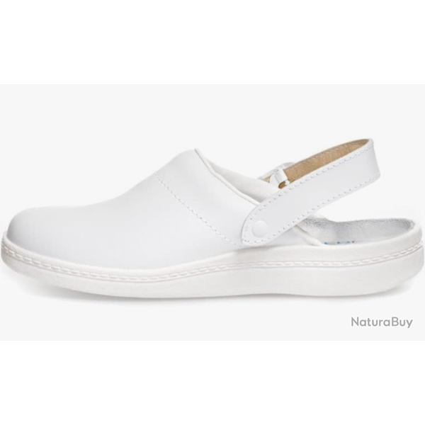 ABEBA 7031 Chaussures de travail - Couleur blanche - Taille 45 Liquidation