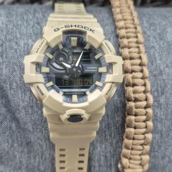 montre g-shock + bracelet