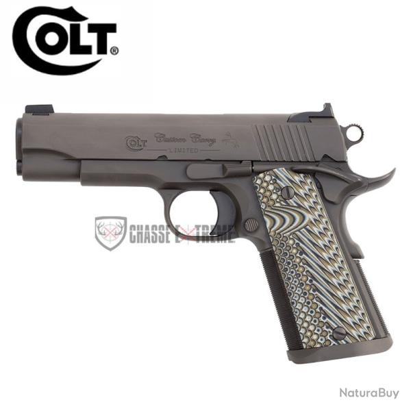 Pistolet COLT Custom Carry 4,25" Cal 9mm Stainless/Smoke