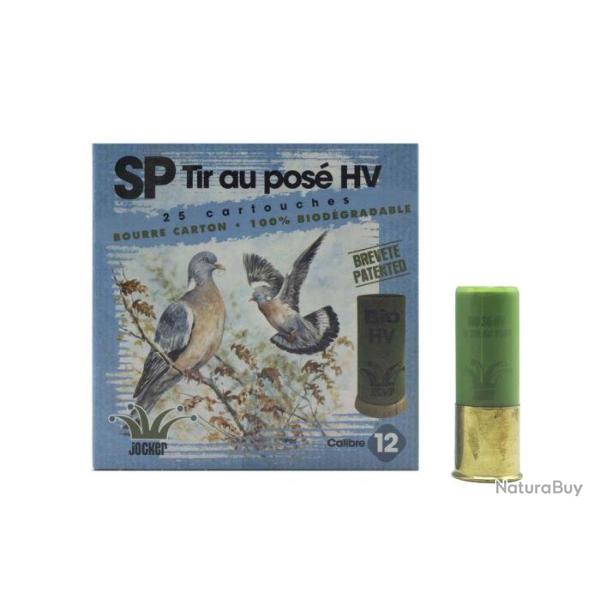 CARTON DE 250 CARTOUCHES JOCKER BOURRE BIO SP TIR AU POSE 36 HV BJ C 12 70 25 PB