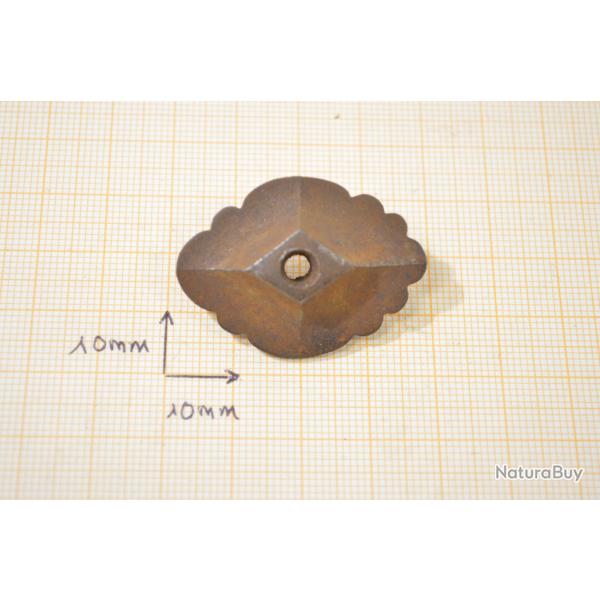 Talon de crosse pour arme ancienne, 19e Si�cle. Poudre noire. Restauration pistolet fusil collection