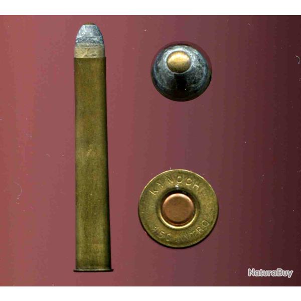 .450 Express  3" 1/4 - black powder - balle EXPRESS plomb pointe insert laiton - marquage : KYNOCH