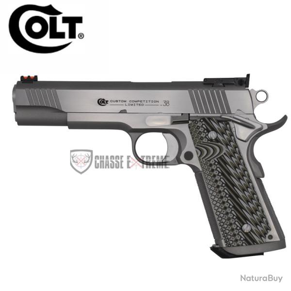 Pistolet COLT Custom Competition 5" Cal 38 Super Inox
