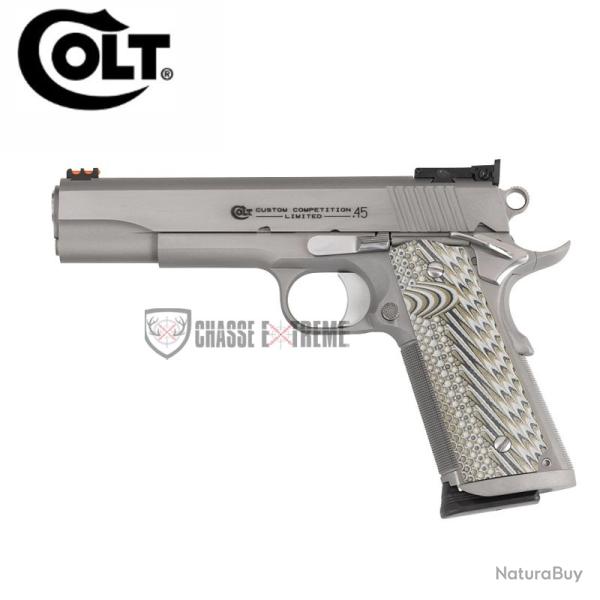 Pistolet COLT Custom Competition 5" Cal 45 Acp Inox
