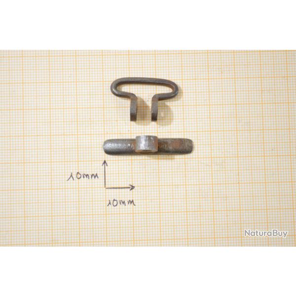 Grenadire  battant pour fusil de chasse,  souder. Pas de vis / axe