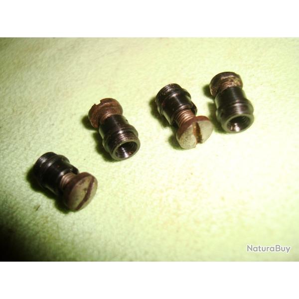LOT DE 4 FOURRURES +VIS POUR PLAQUETTE DE COLT