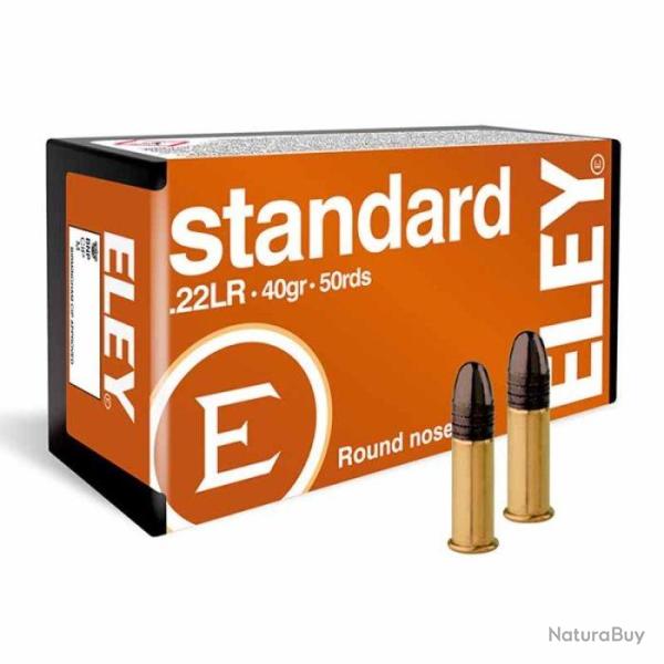 Cartouches ELEY standard Cal 22LR 40gr x50