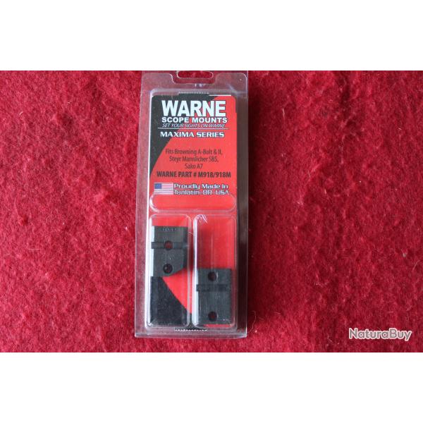 Embase WARNE pour Browning A Bolt, Mannlicher SBS et SAKO A7