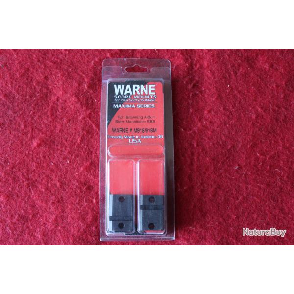 Embase WARNE pour Browning A Bolt et Steyr Mannlicher SBS