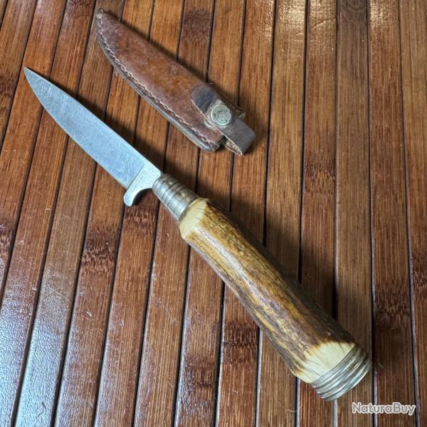 COUTEAU VINTAGE TRADITIONNEL ALLEMAND NICKER  FABRICATION ARTISANALE ALLEMANDE WW1