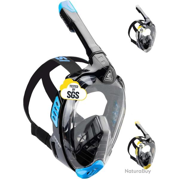 CRESSI Bali Taille Adulte S/M Full Face Mask Masque Int�gral Plong�e Apn�e Adulte Large Vue Anti Bu�