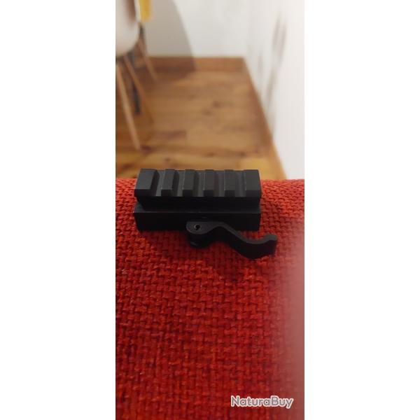 Riser 1.5 cm picatinny montage qd