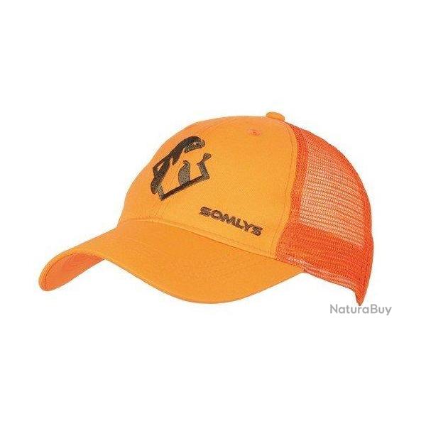 Casquette maille orange SOMLYS