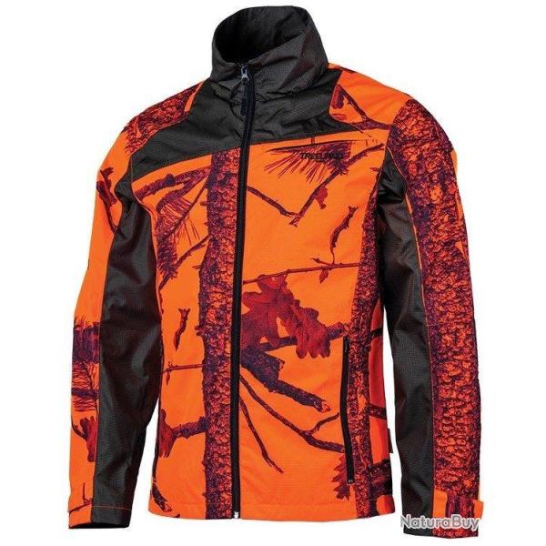 Veste de chasse impermable Maquisard camo orangeTreeland