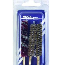 3 brosses de nettoyage pour arme Megaline Cal. 12 mm