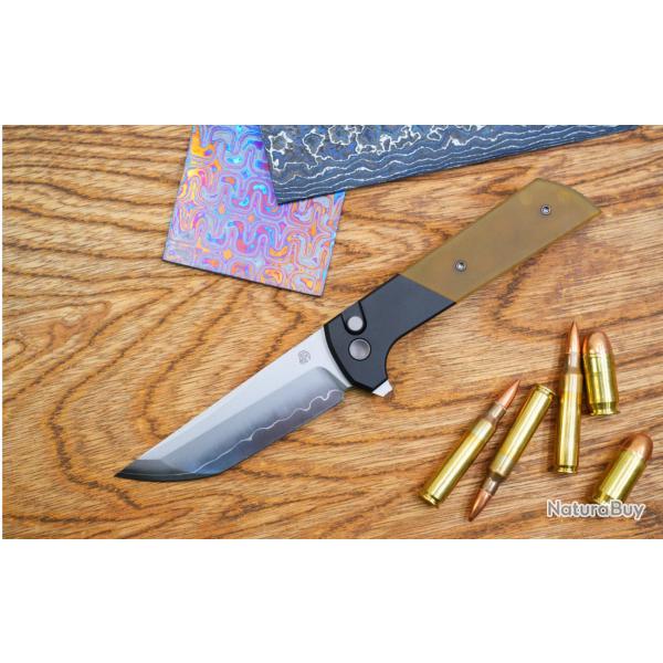 Couteau North Mountain Blade Chop 2 Lame Tanto Acier SLD-Magic Manche Alu/Ultem Button NMB2047UA3