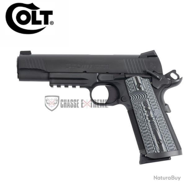 Pistolet COLT CCU Rail Gun 5" Cal 45 Acp Mate/Black Dlc