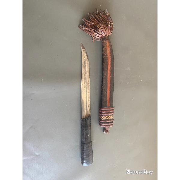 poignard Touareg ancien et authentique lame marqu 19 duvart France