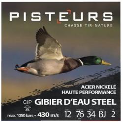 GIBIER D'EAU STEEL CAL. 12 / 76 MM N&deg; 4 34G