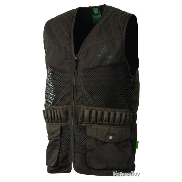 Treeland Gilet Summer Maille Marron