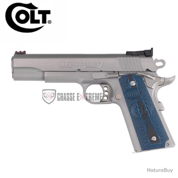 Pistolet COLT Gold Cup 5" Cal 9x19 mm Inox