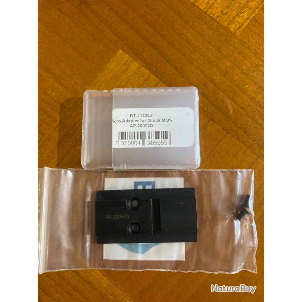 Accro adapter for glock mos