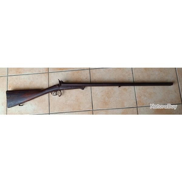 Fusil juxtapos� � broche