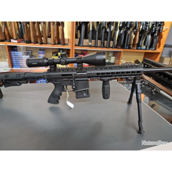 carabine 22lr pallas ba15 + lunette hawke vantage 4-12x50 + silencieux + bipied