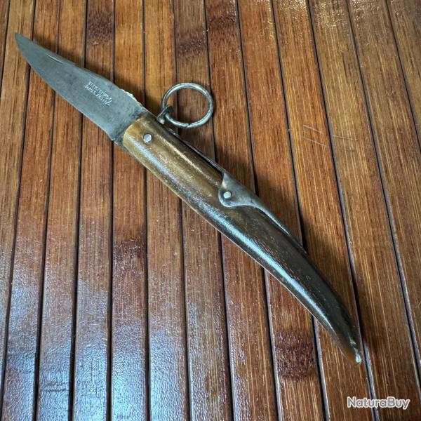 COUTEAU � PALME FRAN�AIS VINTAGE COLLECTOR DUMAS A�N� TRENTE-DEUX 32 TR�S BON �TAT ANN�E 40