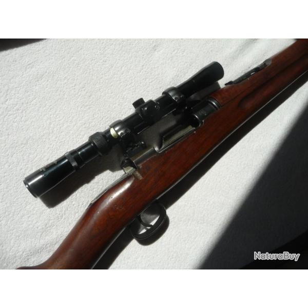 Mauser 1896 Carl Gustafs  avec lunette � montage pivotant
