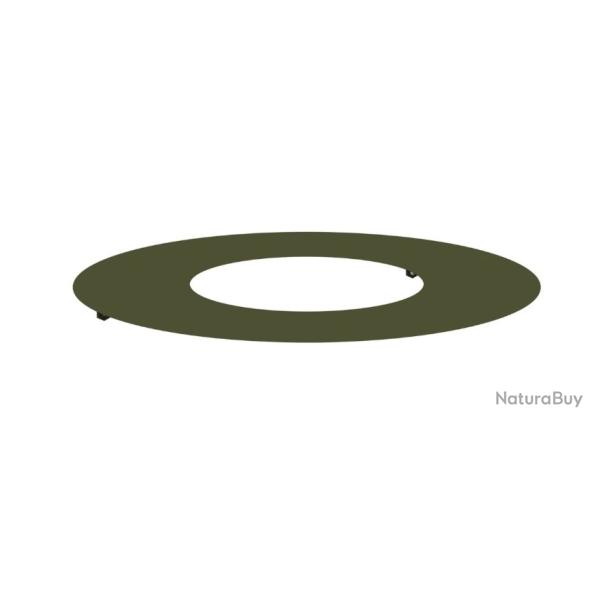 Cache-pot rond vert olive en plastique - �60 cm - Design �l�gant pour jardin et terrasse