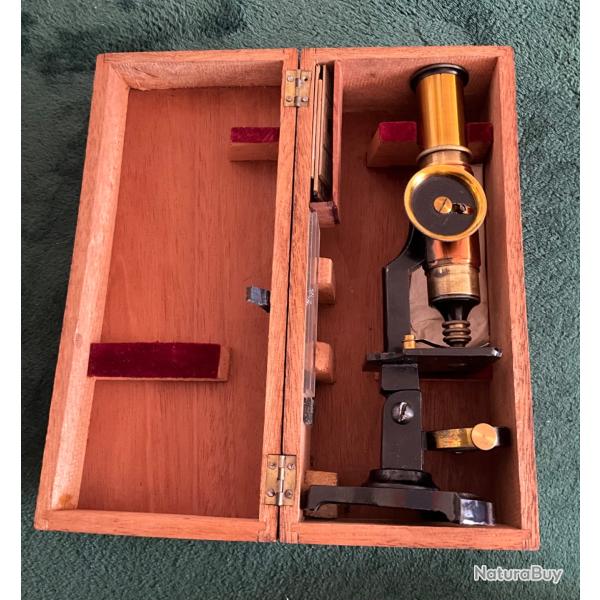 Microscope solaire ancien en laiton fin 19 �me