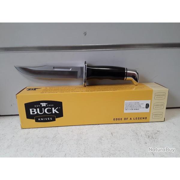 Poignard Buck knives "119" 26cm + etui noir