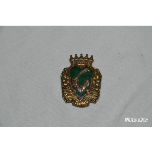 INSIGNE 21 DIVISION D'INFANTERIE ALGERIENNE-ARMEE D'AFRIQUE-DRAGO OLIVIER METRA-GUERRE D'ALGERIE