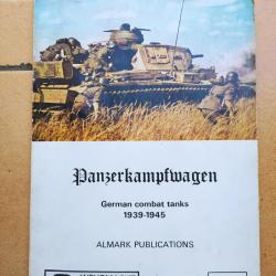 LIVRE PANZERKAMPFWAGEN  PANZER CHAR ALLEMAND WW2 WEHRMACHT GERMAN COMBAT TANK 1939-1945