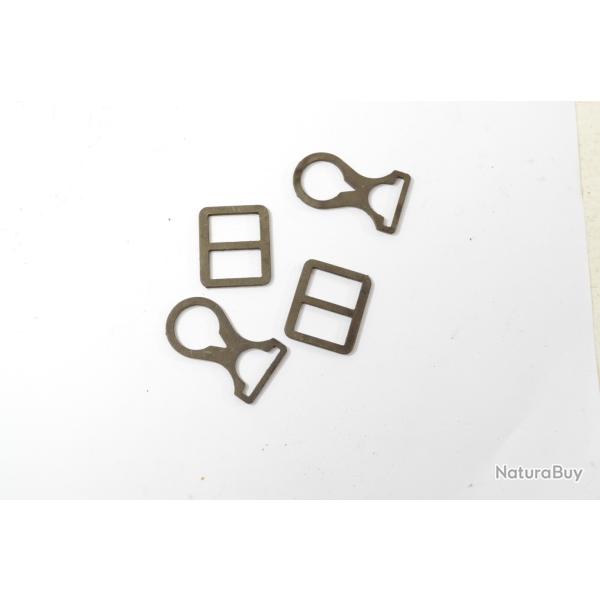 Copie de boucles / attaches fer de jugulaire de casque Allemand modle 1916. stahlhelm 16