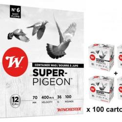 CARTOUCHES SUPER PIGEON 12/70 36G PB6 X100
