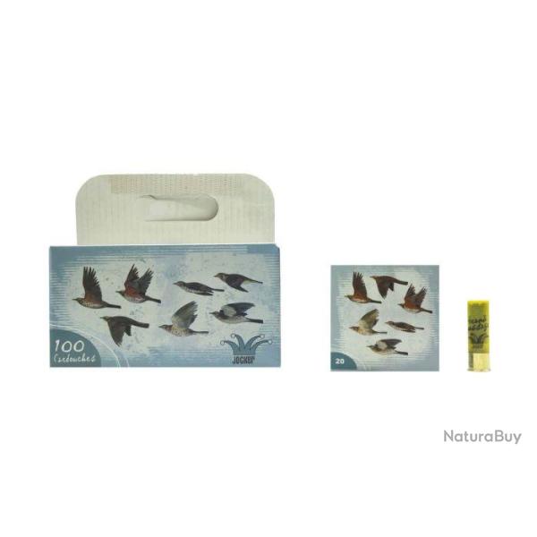 100 CARTOUCHES JOCKER GRAND PASSAGE 20/70 28G BJ PB9