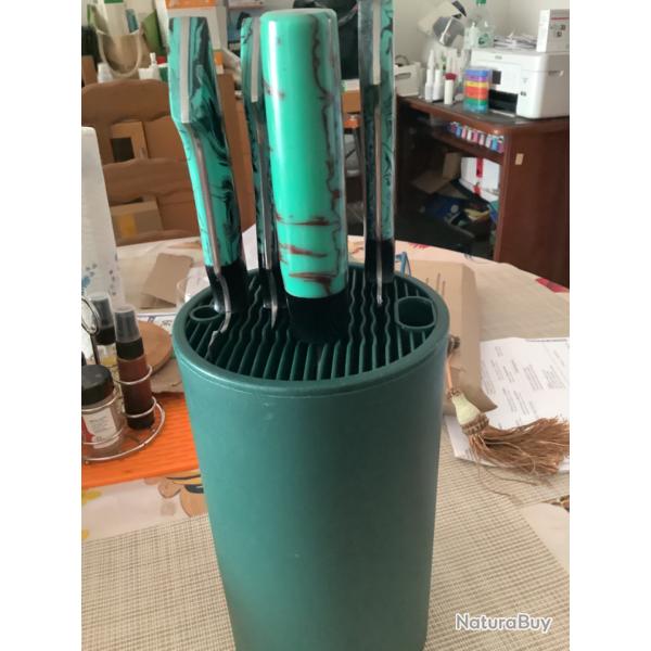 Magnifique lot de couteaux de cuisine